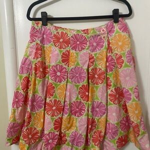 Lilly Pulitzer Midi Pleated A-Line Skirt